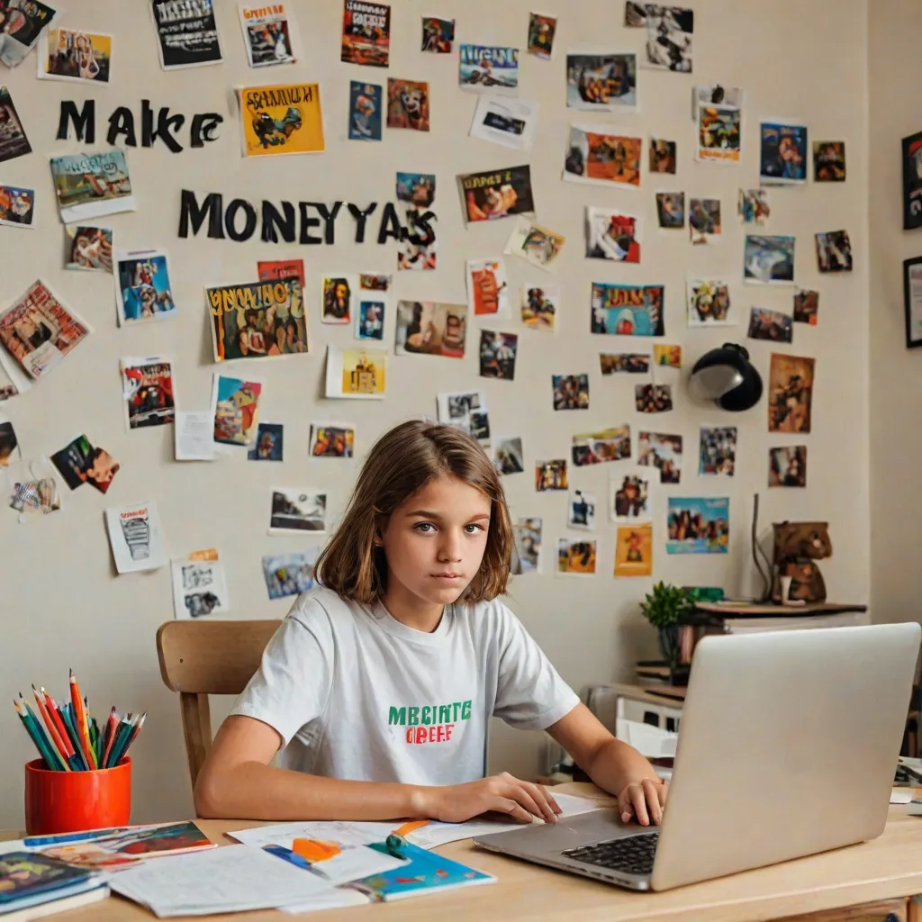 Jak zarabiać w wieku 13 lat przez Internet?