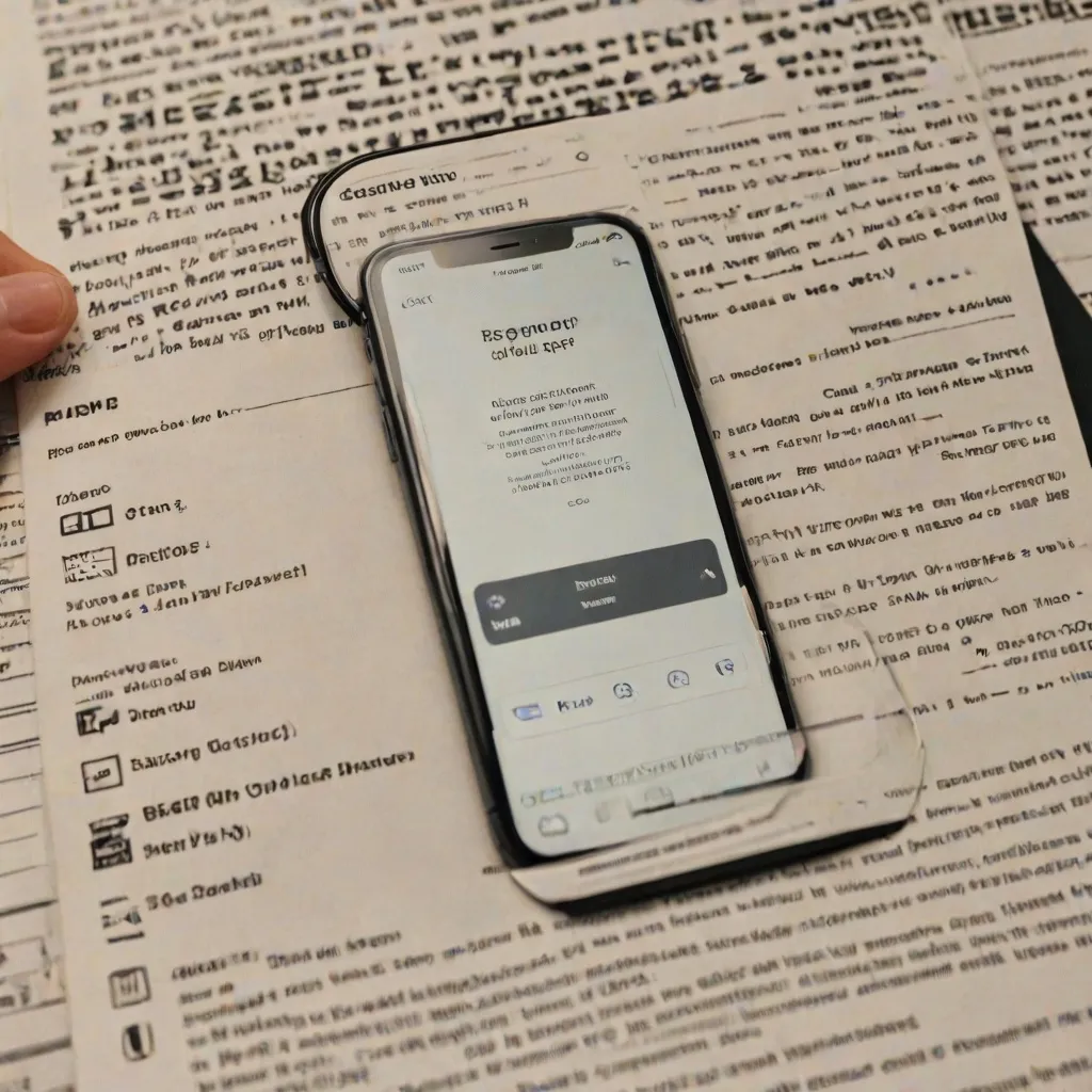 Jak zrobic skan iphonem?