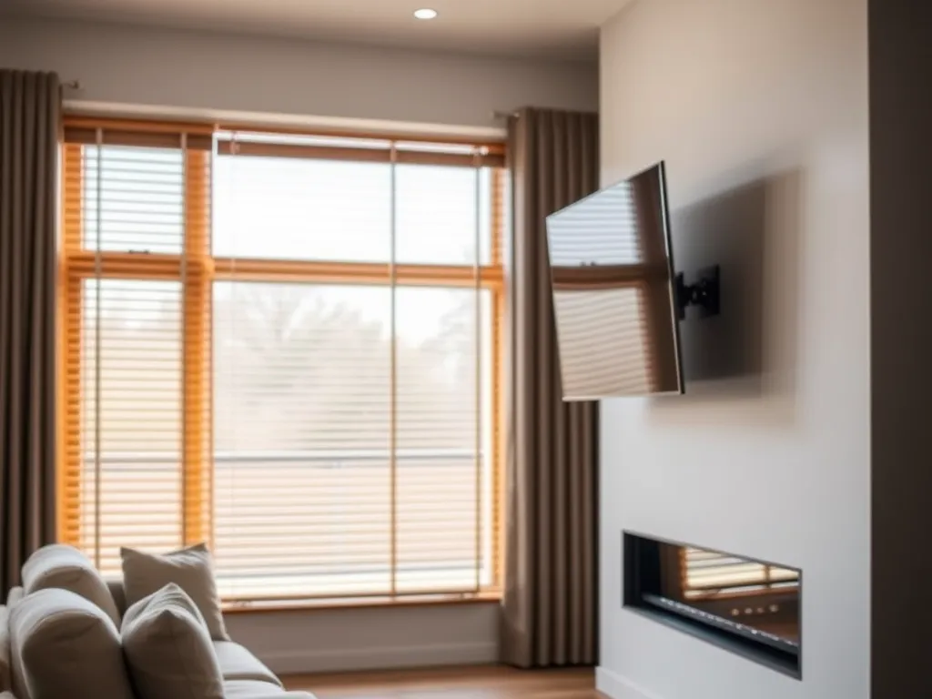 Jak powiesić telewizor na lamelach?