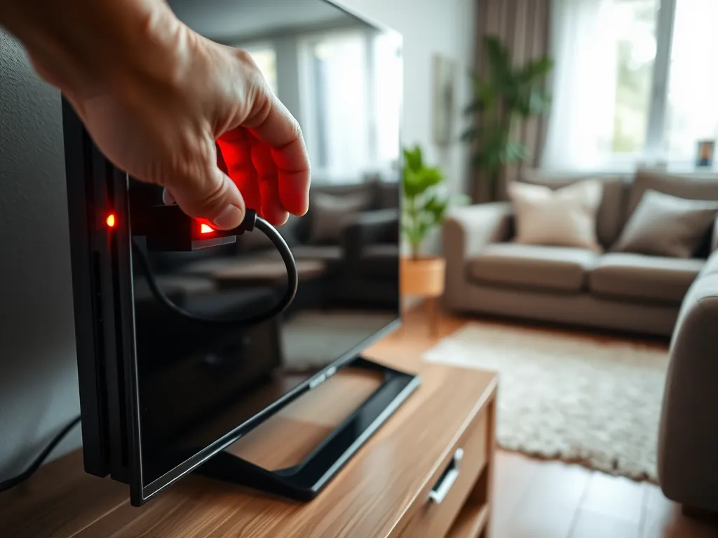 Telewizor nie włącza się a dioda świeci – co robić?