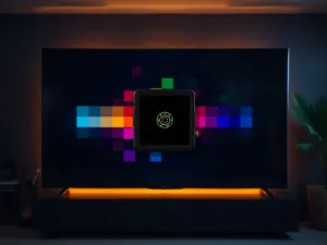 Zbliżenie na ekran smartfona z otwartym menu ustawień prywatności, ilustrujące proces zarządzania uprawnieniami aplikacji.