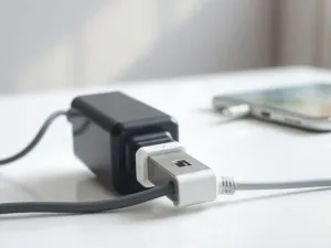Abstrakcyjna wizualizacja nowoczesnej sieci bezprzewodowej z pulsującymi strumieniami danych symbolizująca szybkie Wi-Fi.