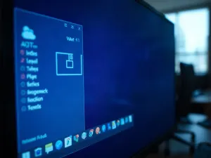 Porównanie nowoczesnego telefonu typu slider z klasycznym modelem z klapką na drewnianym biurku.