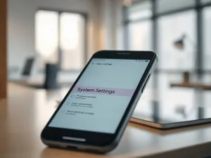 Zbliżenie na płytę główną nowoczesnego smartfona z widocznym układem pamięci RAM i zaawansowaną architekturą sprzętową.