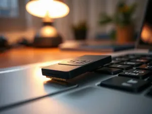 Nowoczesny smartfon z cyfrową kłódką z kodu binarnego na ekranie, symbolizujący zaawansowane zabezpieczenia danych.